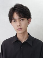 バイフィフス 原宿/表参道(by fifth) フェザーパーマニュアンスパーマ大人メンズカットセンターパート