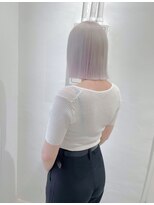 ミュー(Mu)&nbsp;ホワイトカラー　ペールピンク　デザインカラー