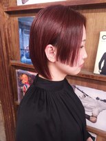 ブロック ジャポン(bloc japon)&nbsp;ステップカットブリーチなしボルドーカラーワインレッド段カット