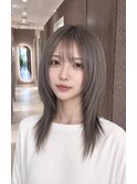 レイヤーカット38/レイヤー/ボブ/顔周り/髪質改善/縮毛矯正/韓国