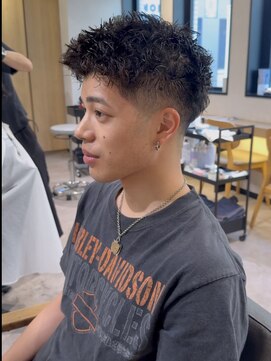 ガレージ 原宿 表参道(Garage) ニュアンスパーマメンズパーマメンズショートビジネスヘア原宿