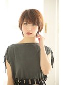 BERRY_クールショート_オーガニック_ボブルフ_ピンクベージュ