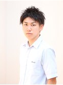 爽やかツーブロックショート