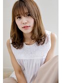 大人ミディアム◆毛先カール◆低温パーマで作るラフウェーブ