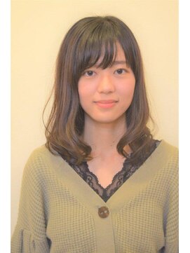 エーレヘアー(ehre hair) 【ehre hair】シースルー抜け感のナチュラルミディ