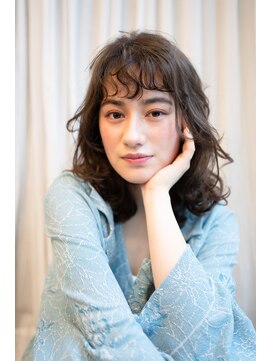 マグノリア オモテサンドウ(MAGNOLiA Omotesando) 前髪もくしゃっとイメチェン♪大きめスパイラルパーマ