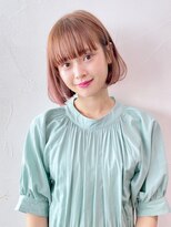 アイティーバイアルバム 松戸店(IT by ALBUM)&nbsp;パッツンボブ_くびれヘアビタミンカラーメルティカラー_8913