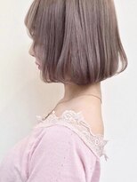 ケアリー 浦和美園(Carelly)&nbsp;大人かわいい前髪セシルカットココアブラウンフリンジウェーブ