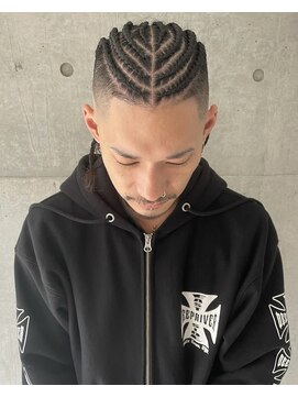 ノーフューチャー(NO FUTURE) デザインコーンロウ