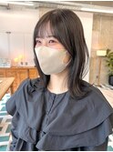 顔まわりレイヤーと地毛風カラー