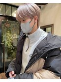 【お客様ヘア】シースルーマッシュ&ホワイトベージュ