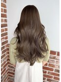 韓国風くびれヘア×シルキーグレージュ