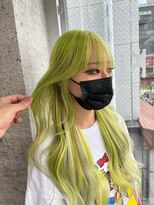 イキ 表参道(iki omotesando)&nbsp;ミディアムヘア/スラッシュ/グレージュカラー/デザインカラー