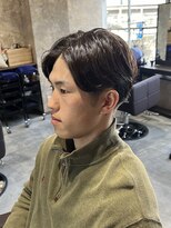 ネイビー(NAVY)&nbsp;カルマパーマセンターパート【トクシー】