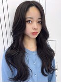 ザクザクレイヤーと透明感カラーで韓国風スタイル