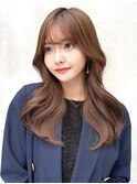 20代30代40代◎前髪パーマグレーベージュレイヤーロング黒髪