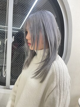 ガガ 心斎橋(GAGA) 韓国/ハイトーンカラー/ワンホンヘア/レイヤーカット/髪質改善