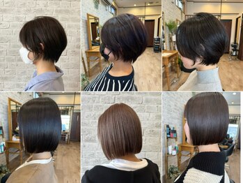 アトレル(ATOREL)の写真/ショート・ボブはお任せ！絶妙なバランスで、小顔効果も◎あなたの魅力を最大限に引き出してくれる♪