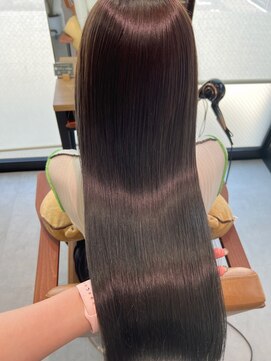 テラスヘア 長岡(TERRACEhair) 髪質改善艶カラーラベンダーピンク