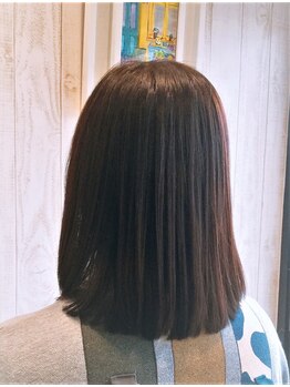 アジュ(aju)の写真/《JR芦屋駅徒歩10分》スキンケア発想のオリジナルトリートメント！指通りの違いを是非体験してください。