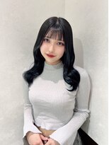 アース コアフュールボーテ 上田店(EARTH coiffure beaute)&nbsp;ブルーブラック_透明感_イルミナ_アドミオ_ワンホンヘア