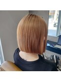 切りっぱなしボブ