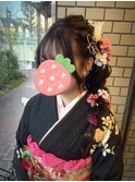 サイド編みおろし