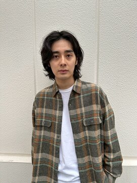 アワーズ 南青山(Our's) ブルーブラック/フェザーパーマ/スパイキーショート[南青山]