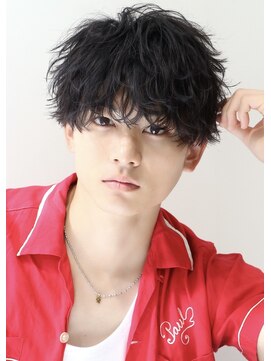 オーシャントーキョー 心斎橋(OCEAN TOKYO WEST) 波巻きパーマメンズツイストスパイラルパーマハイライト