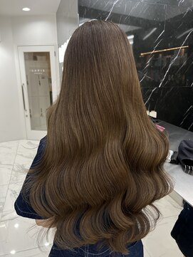 ラピス 渋谷本店(Lapis) オリーブブラウン/ブリーチなし/髪質改善/レイヤーカット