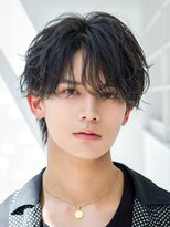 オーシャントーキョー 渋谷神南(OCEAN TOKYO)&nbsp;黒髪フェザーシャドウ人気ツーブロック