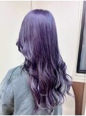 【青み紫×ツヤカラー】池袋美容室