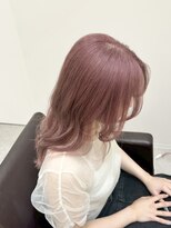 ユウル 横浜(juhl.)&nbsp;ローズブラウンモーヴピンクココアブラウンブリーチダブルカラー