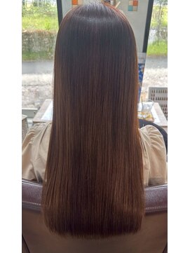 コルテ 倉敷西坂店(CoRte.) 王道ストレート/髪質改善/さらツヤロング/ブラウンカラー/モテ髪
