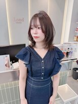 ロンドリゼル 札幌(Lond RiseL) オリーブグレー/前髪/ボブ/マロンベージュ/レイヤーカット/小顔