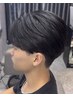 メンズカット+縮毛矯正