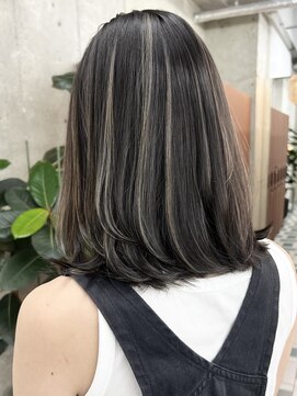 ノード(NODE) 栄ハイライト透明感ミディアムレイヤー