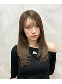 レイヤー×顔周り似合わせ#葛西#ブリーチ#ハイライト#髪質改善