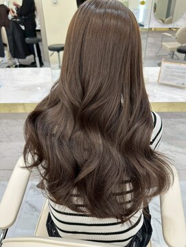 シェノン サントル(CHAINON CENTRE) 梅田/黒髪/クラゲヘアー/オリーブグレー/小顔/ココアベージュ