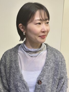 ハル 南平岸(HARU) タイトな切りっぱなしボブ