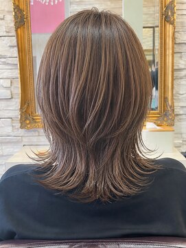 マテリア ヘアー デザイン(materia hair design) 大人くびれウルフレイヤー