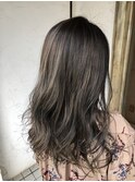ハイライト×グレージュ
