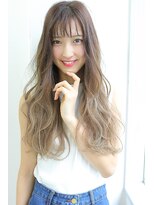 ザ キャンバス ミヤザキツネヒサ(THE CANVAS 宮崎恒久)&nbsp;バレイヤージュで作るグラデーション＿ロング★