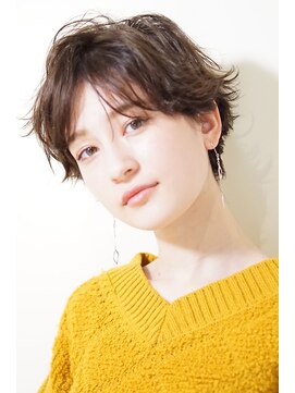 クラリス バイネオ 武蔵小杉(Claris by neo) くせ毛風ヌケ感　×　ダークアッシュ