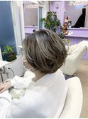 グレージュハイライト