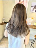 コントラストハイライト×ベージュハイライト×透明感ハイライト