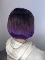アペル(APPEL)&nbsp;ダブルカラー　バイオレット　髪質改善カラー【岡山/岡山駅】