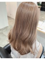 エトワール(Etoile HAIR SALON) 大人可愛いフェミニンロング　ベージュ