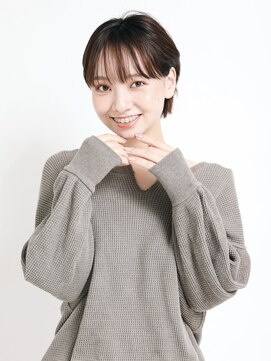 オンク 新宿(onk) 黒髪/グレーベージュ/レイヤーロング/前髪パーマ[新宿駅]