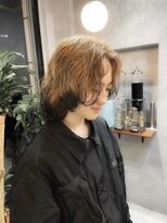 ロンドカスティーヨ 四日市(Lond castillo)&nbsp;【萩原】メンズミディアムパーマ/エンドカラー/ミルクティー